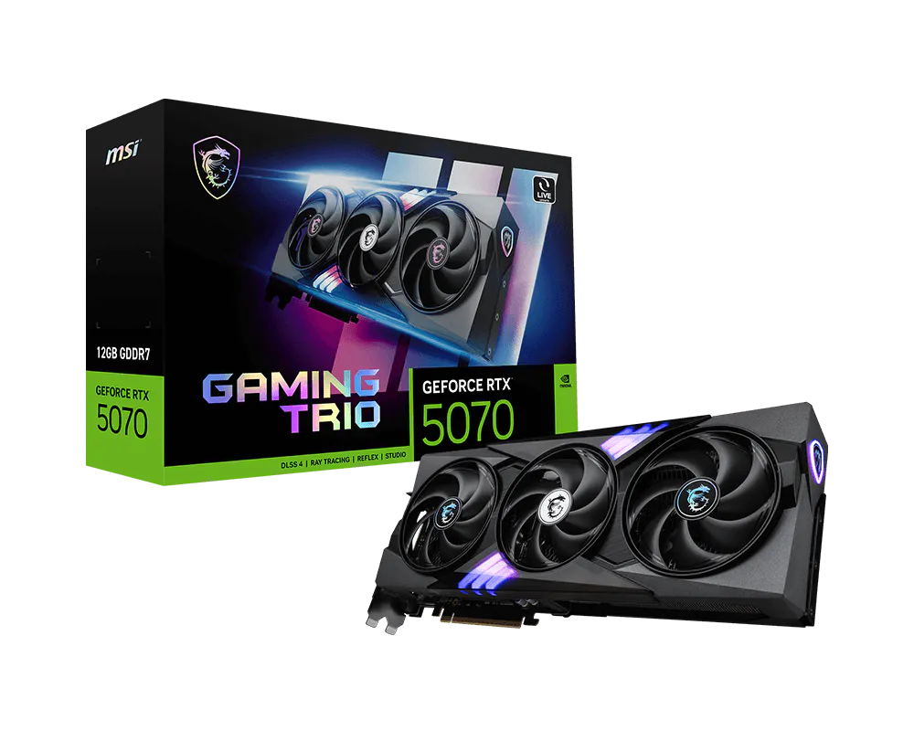 MSI GeForce RTX 5070 12G GAMING TRIO